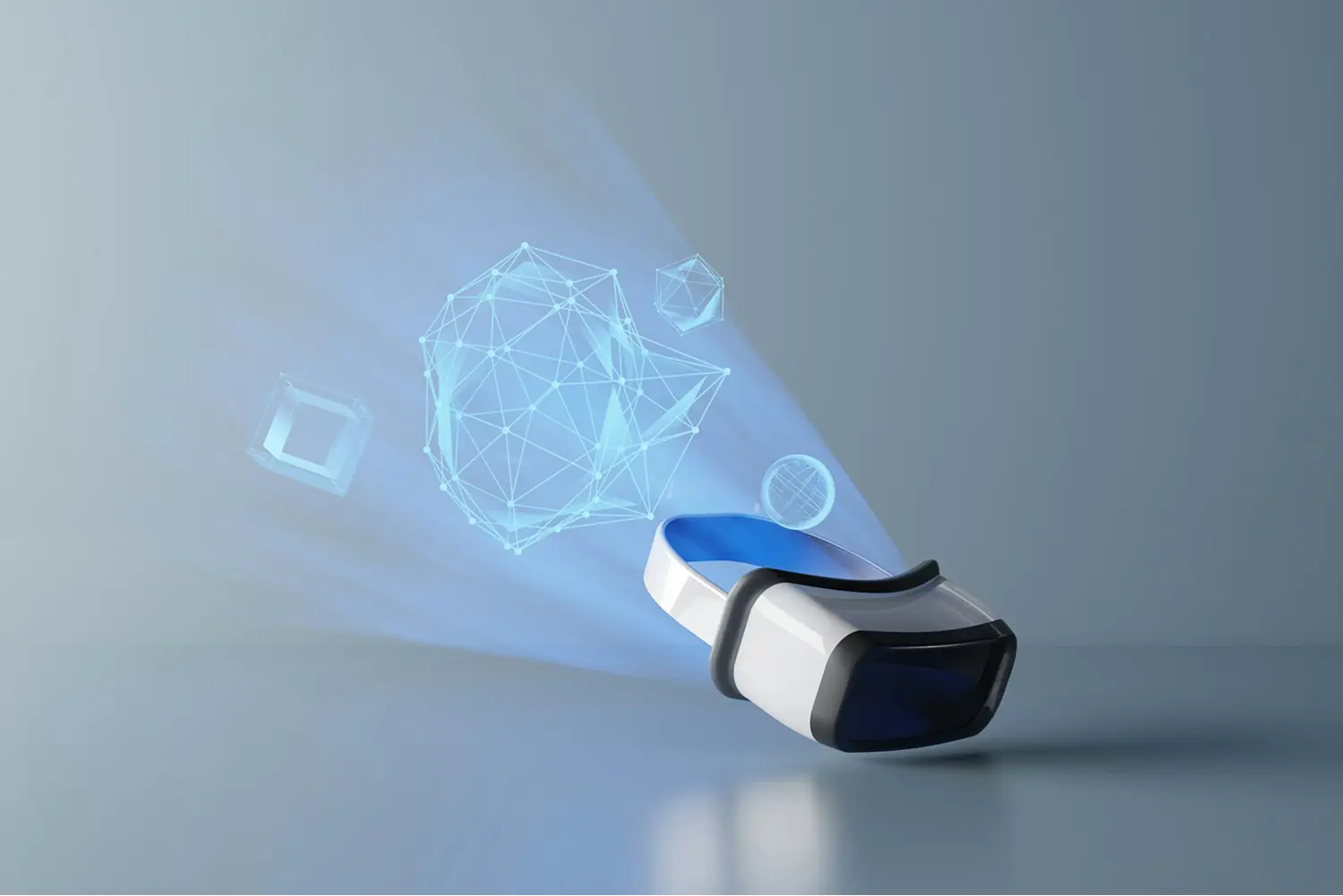 3D visualization with VR headset