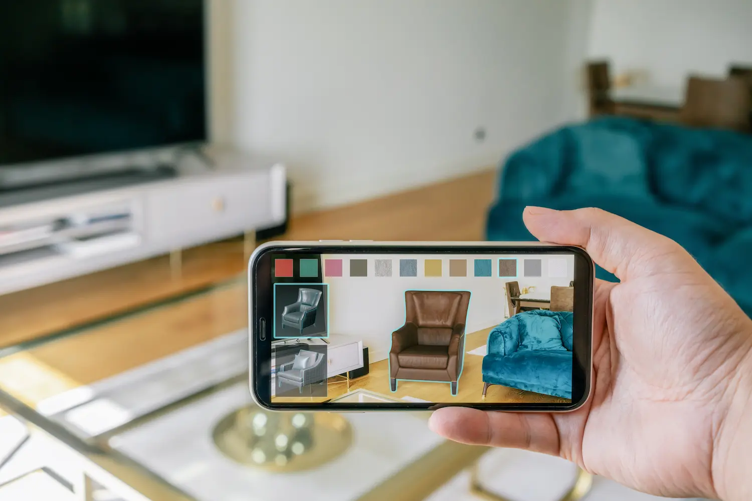 Augmented reality interior designing app