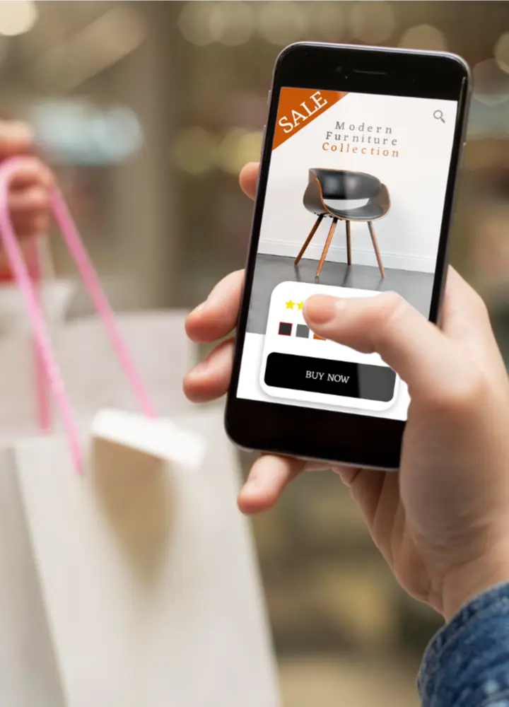 Online shopping for furniture